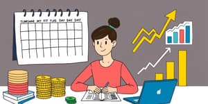 Use metas financeiras claras para orientar decisões mensais