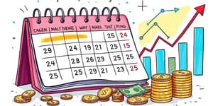 Acompanhe o calendário de dividendos para planejar aportes