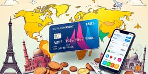 Conta multimoeda para viagens internacionais
