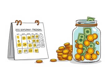 Crie reservas para despesas sazonais e imprevistos