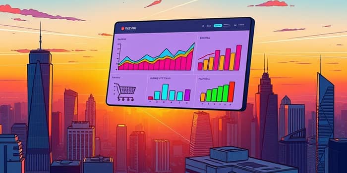 Acompanhe indicadores como margem de lucro e ticket médio