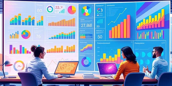 Use dashboards para acompanhar os principais indicadores