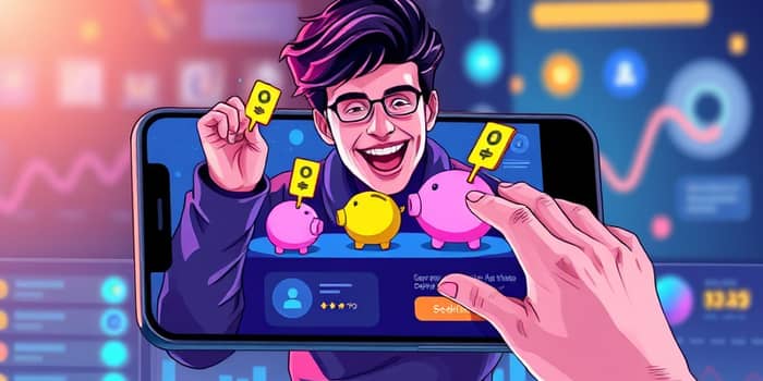 Conta digital com objetivos de economia personalizados