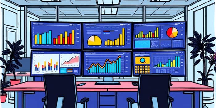 Utilize dashboards para acompanhar indicadores-chave