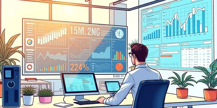Conta empresarial com relatórios automatizados