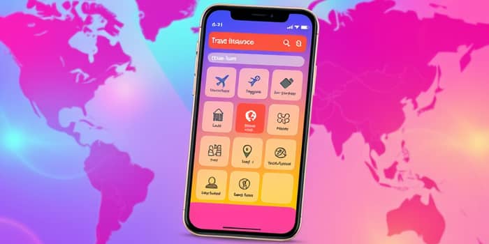 Seguro viagem integrado ao app bancário